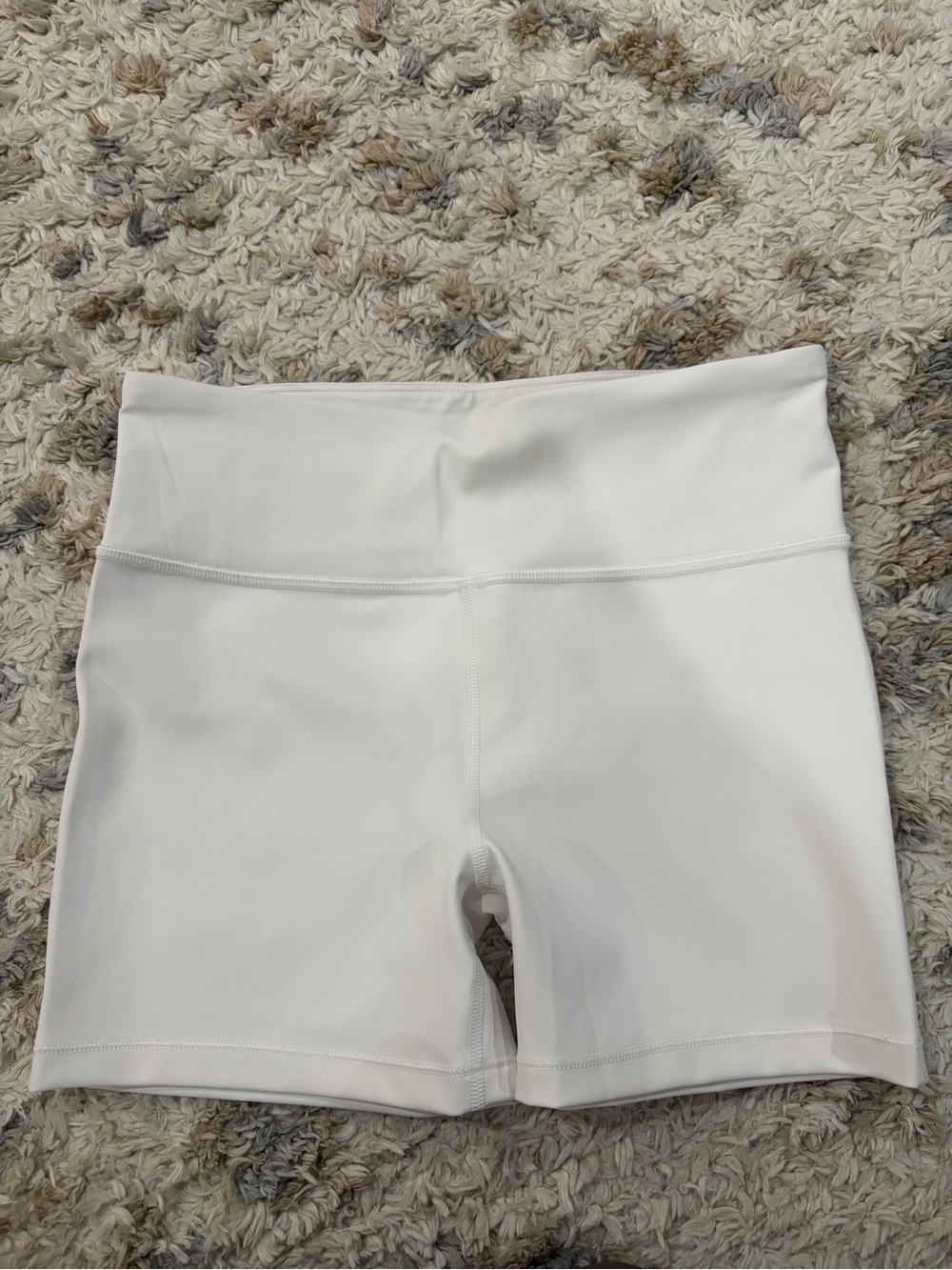 Athleta White High-Rise Bike Shorts*